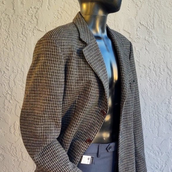 BOSS HUGO BOSS MEN'S MOHAIR-WOOL BLEND LUXURY (3) BUTTON BLAZER